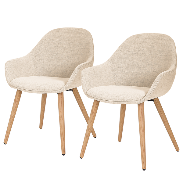 Polsterstuhl Senteo 2er-Set - Creme