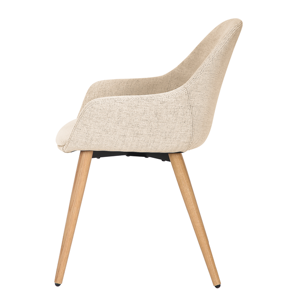 Polsterstuhl Senteo 2er-Set - Creme