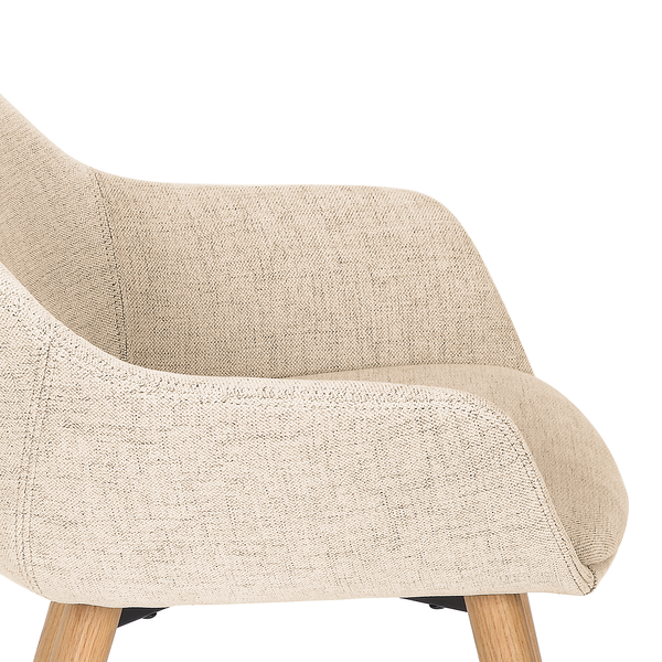 Polsterstuhl Senteo 2er-Set - Creme