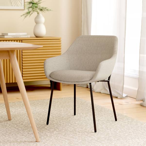 Polsterstuhl Lovall - Beige