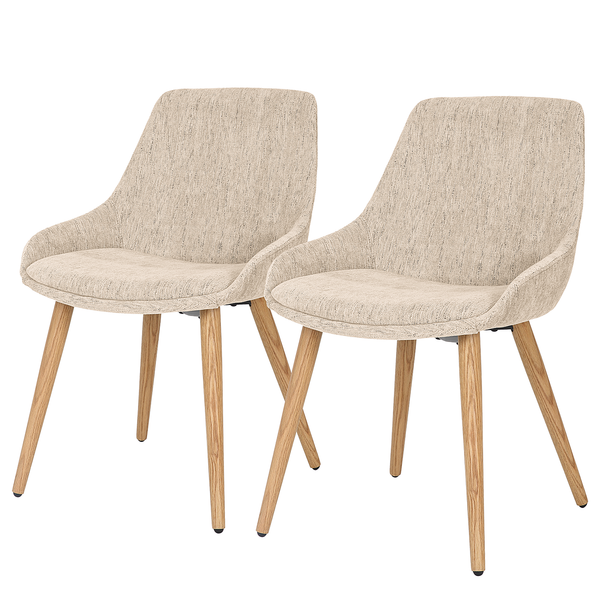 Polsterstuhl Lakins 2er-Set - Beige