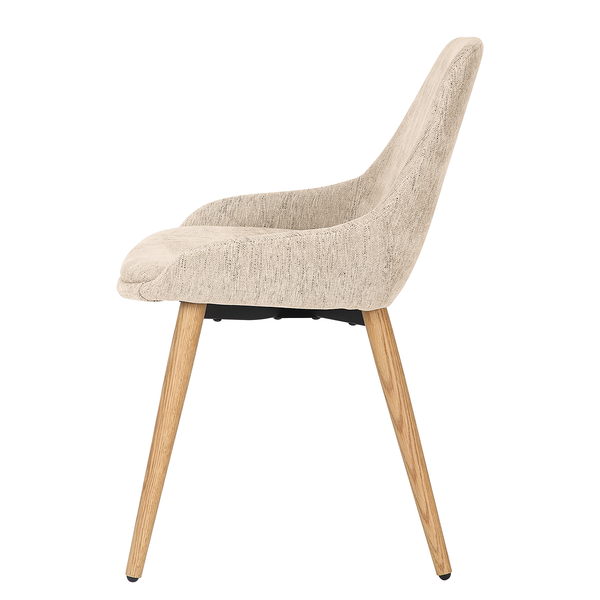 Polsterstuhl Lakins 2er-Set - Beige