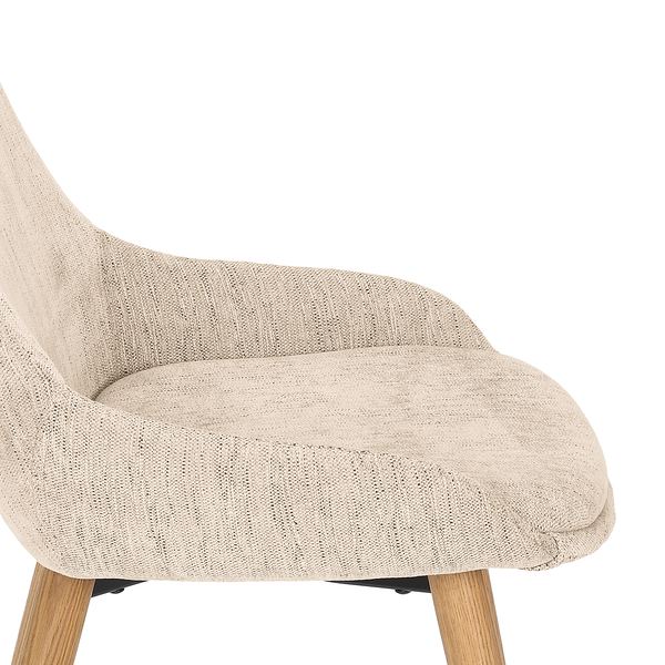 Polsterstuhl Lakins 2er-Set - Beige