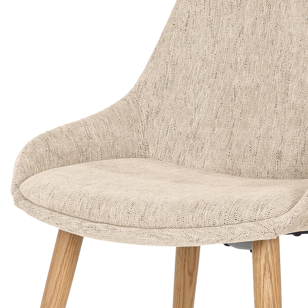 Polsterstuhl Lakins 2er-Set - Beige
