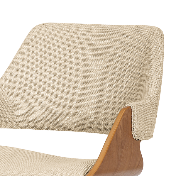 Polsterstuhl Riffles 2er-Set - Creme