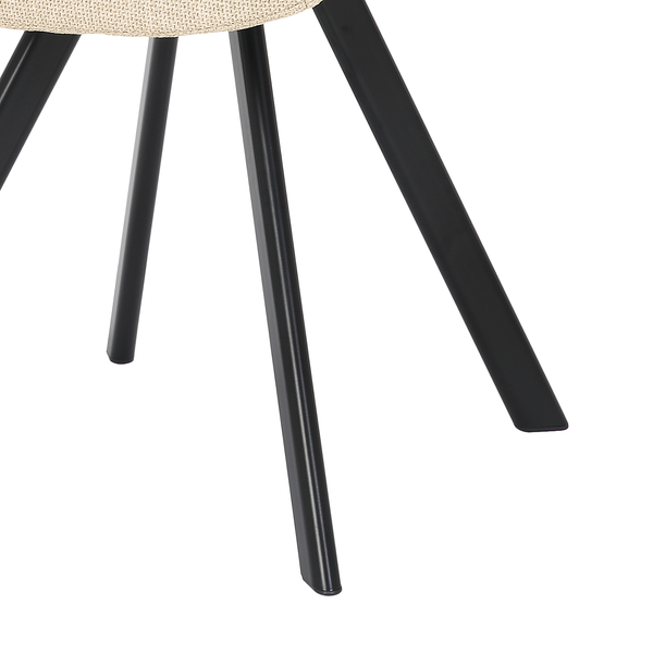 Polsterstuhl HOLEK 2er-Set - Creme