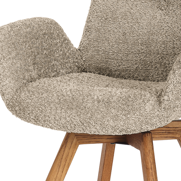 Polsterstuhl Viscount - Cappuccino