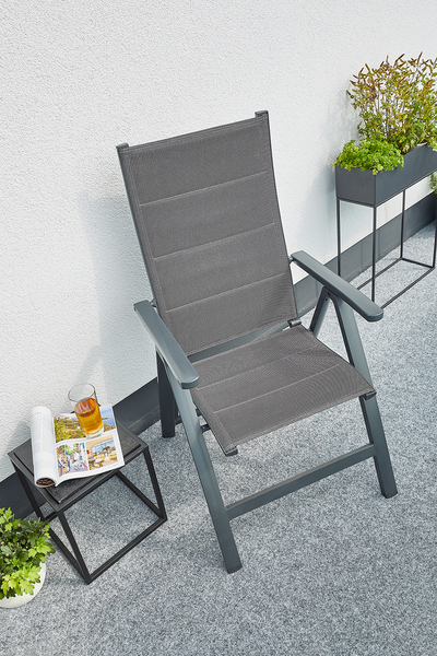 Kunstrasen Deco - Polyester / Polypropylen - Grau - 100 x 200 cm