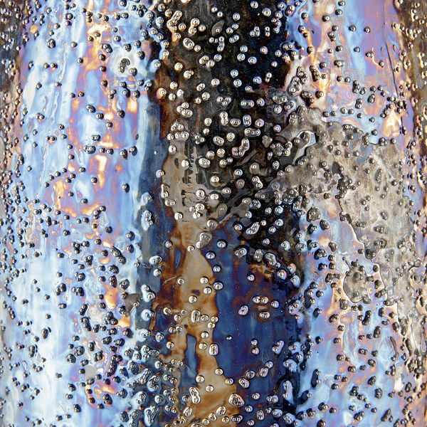 Vase Pavone - Eisen - Braun - 21 x 39 cm