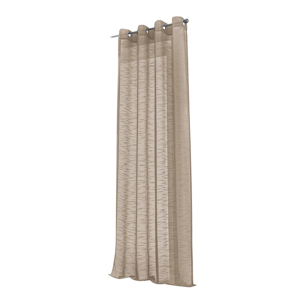 Ösenschal Celtic - Baumwolle / Polyester - Taupe - 135 x 245 cm