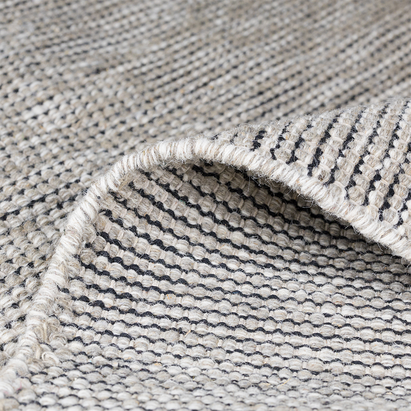 Kurzflorteppich Aisha - Baumwolle - Creme - 150 x 80 cm - 150 x 80 cm