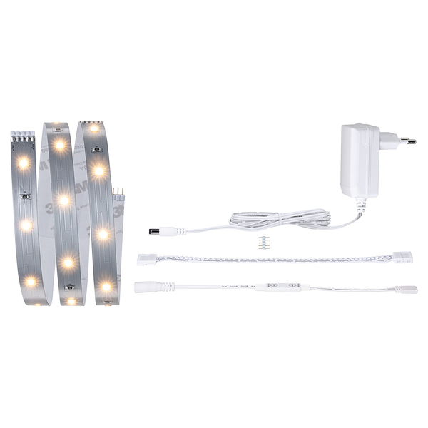 MaxLED-Stripe Comfort Set Regal - Polyacryl - Silber