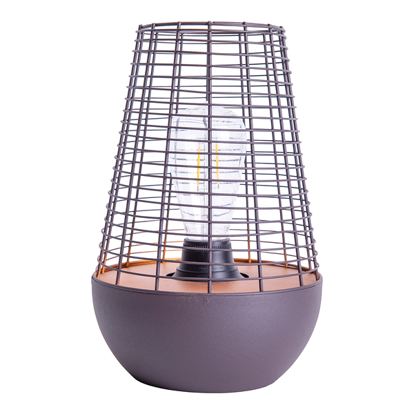 LED-Außenleuchte Hiddensee - Eisen - Schwarz / Kupfer