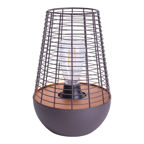 LED-Außenleuchte Hiddensee - Eisen - Schwarz / Kupfer