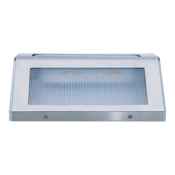 LED-Solar Wegeleuchte Wismar 4er-Set - Edelstahl / Kunststoff - Grau