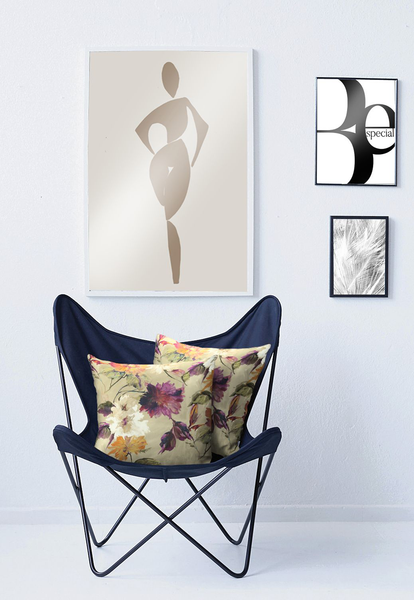 Dekokissen 5600 - Baumwolle - Beige - 39 x 39 cm - Beige - 39 x 39 cm