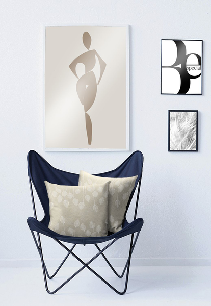 Kissenhülle 5701 - Viskose / Polyester - Beige - 49 x 49 cm - Beige