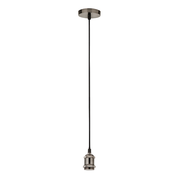 Pendelleuchte Cable 1-flammig - Aluminium - Silber