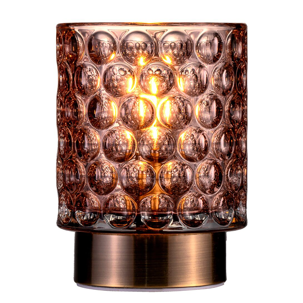 Tischleuchte Bright Glamour - Aluminium - Messing