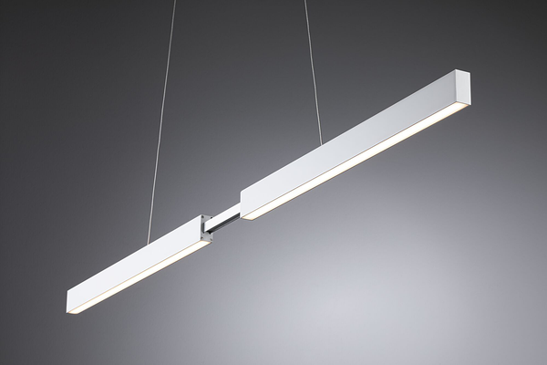 Pendelleuchte Puric Aptare - Aluminium / Polycarbonat - Weiß