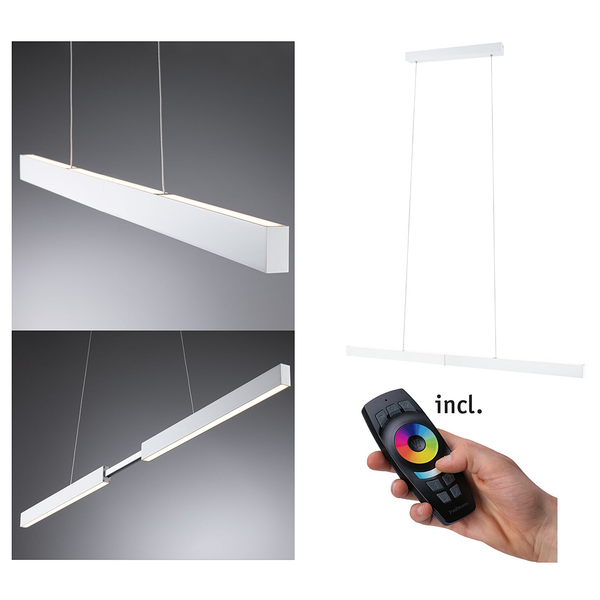 Pendelleuchte Puric Aptare - Aluminium / Polycarbonat - Weiß