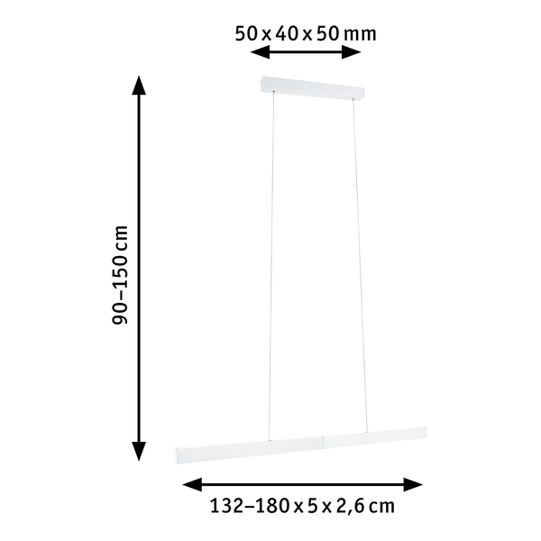 Pendelleuchte Puric Aptare - Aluminium / Polycarbonat - Weiß