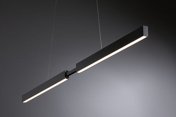 Pendelleuchte Puric Aptare - Aluminium - Schwarz