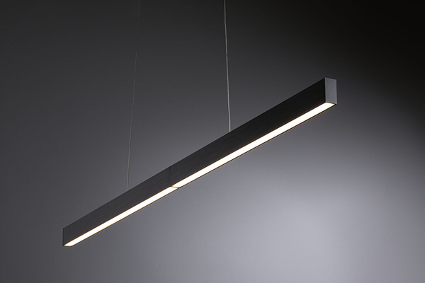 Pendelleuchte Puric Aptare - Aluminium - Schwarz