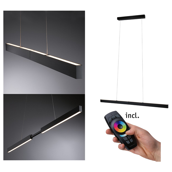 Pendelleuchte Puric Aptare - Aluminium - Schwarz