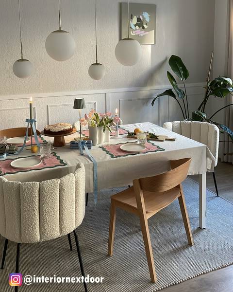 2er Set Esszimmerstühle Flomaton - Braun - Eiche - 57 x 76 x 52 cm