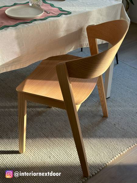 2er Set Esszimmerstühle Flomaton - Braun - Eiche - 57 x 76 x 52 cm