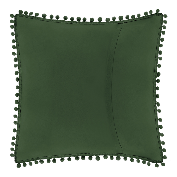 Dekokissen Ladore - Polyester - Dunkelgrün - 45 x 45 cm