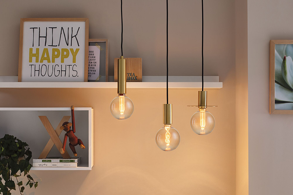 LED-Leuchtmittel Inner Glow Arc Typ  A - Glas - Gold - Gold