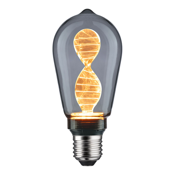 LED-Leuchtmittel Inner Glow Helix Typ C - Glas - Grau - Grau