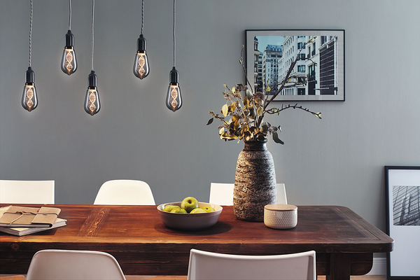 LED-Leuchtmittel Inner Glow Helix Typ C - Glas - Grau - Grau