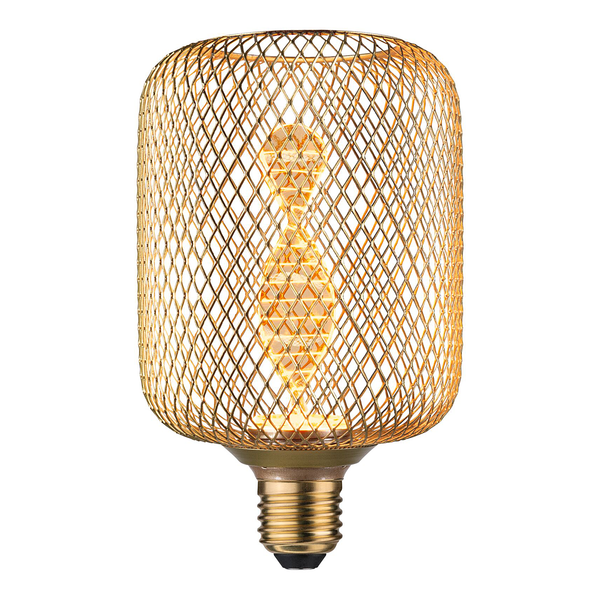 LED-Leuchtmittel Glow Zyl Helix - Metall - Messing - Messing