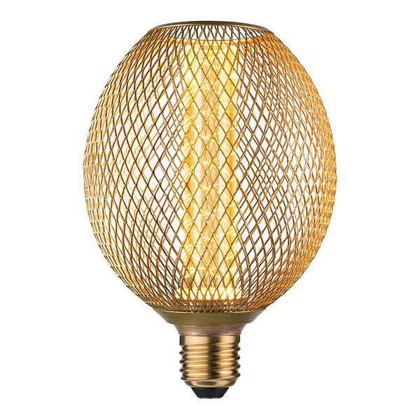 LED-Leuchtmittel Glow Globe Spiral - Metall - Messing - Messing