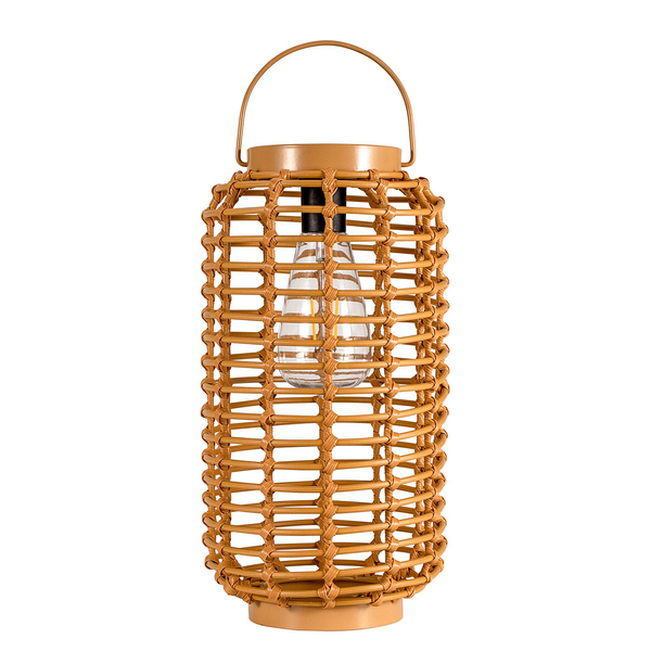 Solarlaterne Sunshine Darling - Kunststoff / Rattan/ Metall - Beige
