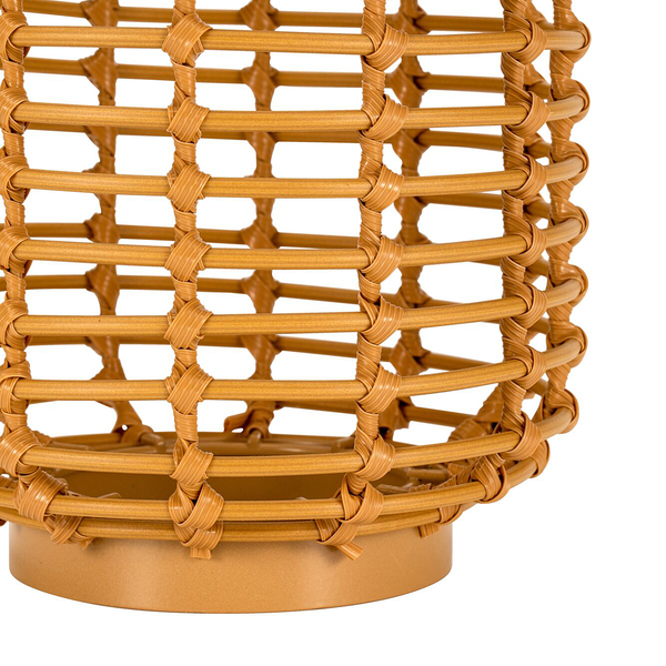 Solarlaterne Sunshine Darling - Kunststoff / Rattan/ Metall - Beige