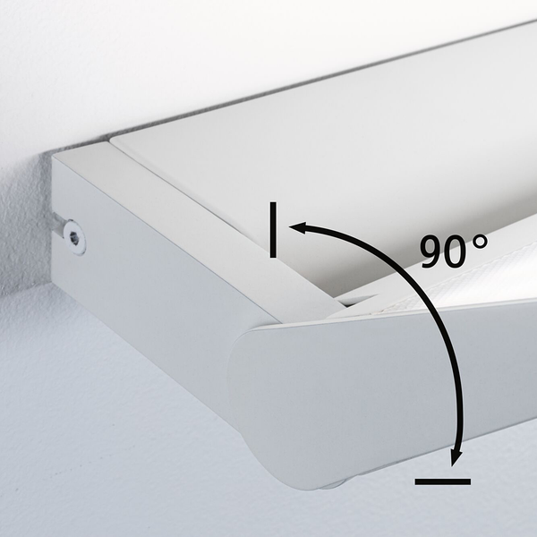 LED-Wandleuchte Ranva Typ A - Metall - Weiß - 1-flammig - Weiß