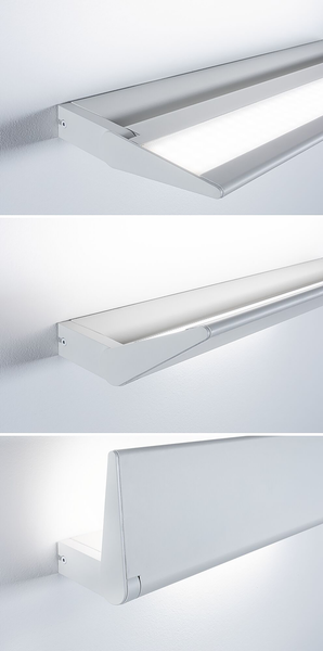 LED-Wandleuchte Ranva Typ A - Metall - Weiß - 1-flammig - Weiß