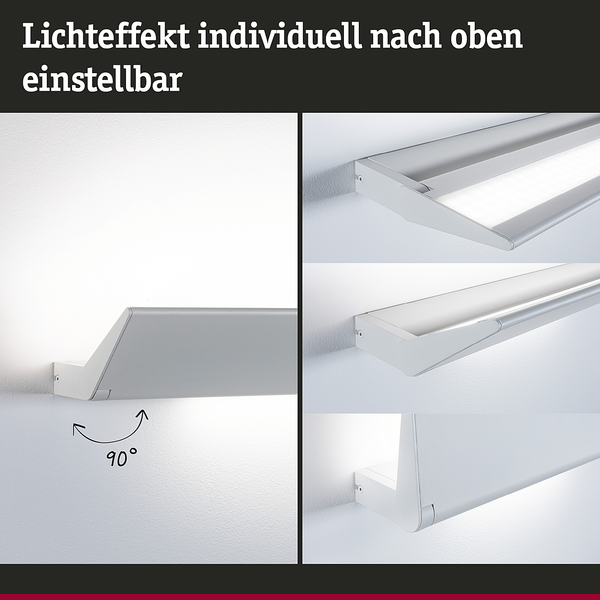 LED-Wandleuchte Ranva Typ A - Metall - Weiß - 1-flammig - Weiß