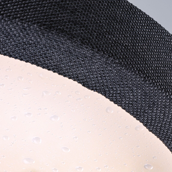 LED-Deckenleuchte Cosara Typ B - Kunststoff / Textil - Grau - 1-flammig - Grau