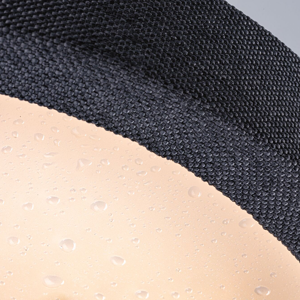 LED-Deckenleuchte Cosara Typ A - Kunststoff / Textil - Grau - 1-flammig - Grau