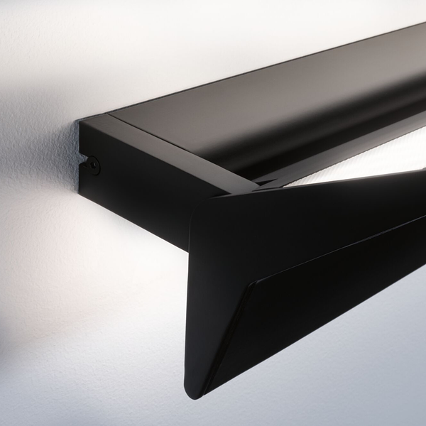 LED-Wandleuchte Stine Typ A - Metall   Schwarz - 1-flammig - Schwarz