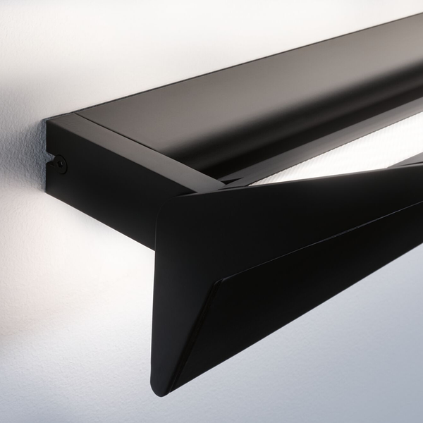 LED-Wandleuchte Stine Typ B - Metall   Schwarz - 1-flammig - Schwarz