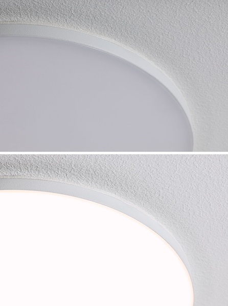 LED-Panel Veluna VariFit Edge Typ A - Kunststoff - Weiß - 1-flammig - Durchmesser: 16 cm - Nein