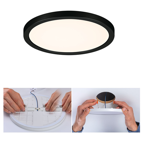LED-Panel Areo VariFit Typ C - Kunststoff - Schwarz - 1-flammig