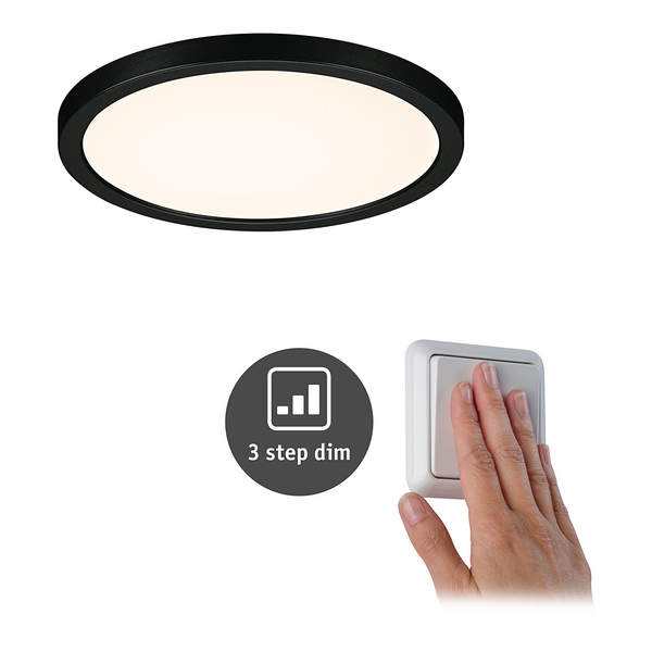 LED-Panel Areo VariFit Typ C - Kunststoff - Schwarz - 1-flammig