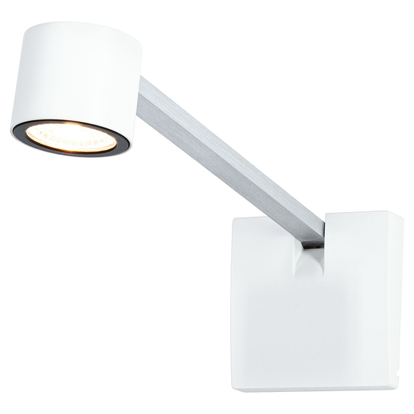 LED-Bilderleuchte Adelia - Metall / Kunststoff - Grau - 1-flammig